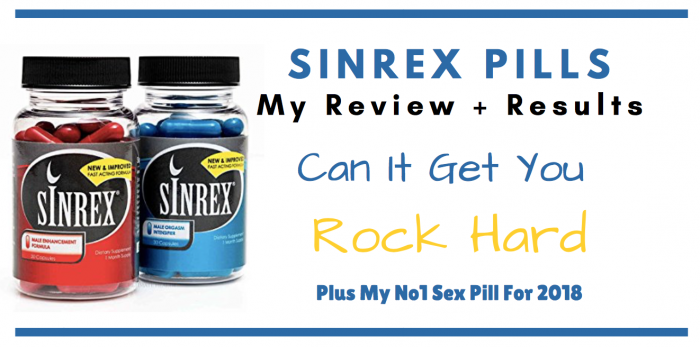 Sinrex male enhancement pill product review image